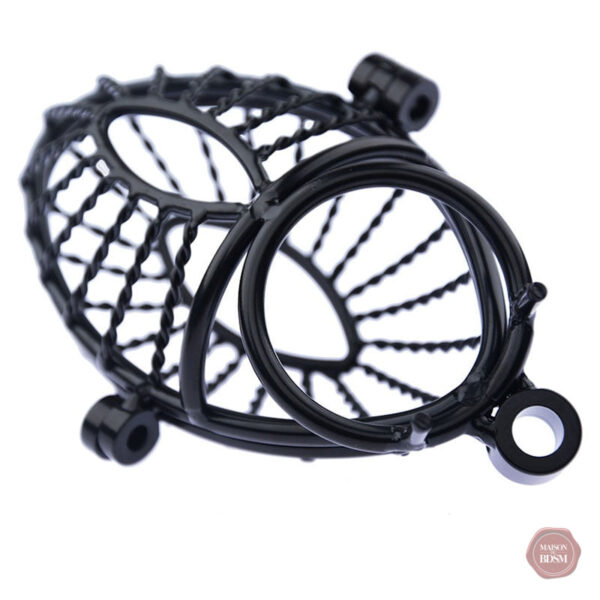 Cage de chasteté en métal pour homme - protection et contrôle