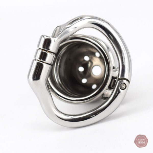 Cage pour homme en métal, design sécurisé à double serrure