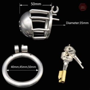 Cage de chasteté métal pour un contrôle durable