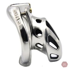 Cage de chasteté en métal pour homme - modèle Grizzli S