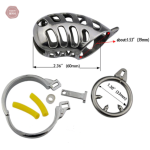 Cage de chasteté en métal pour une expérience unique