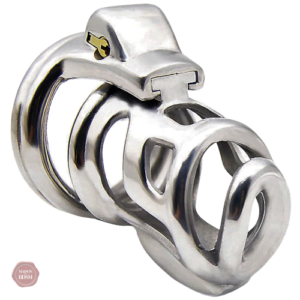 Cage de chasteté en métal pour homme - Le gouffre