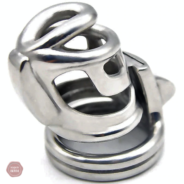 Accessoire de chasteté en métal pour stimulation masculine