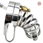 Cage de chasteté métallique pour homme - Le Nichoir L