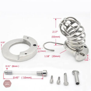 Cage de chasteté en métal pour un contrôle durable