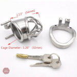 Accessoire de chasteté en métal pour hommes