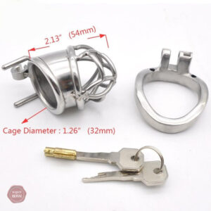 Accessoire de chasteté en métal pour hommes