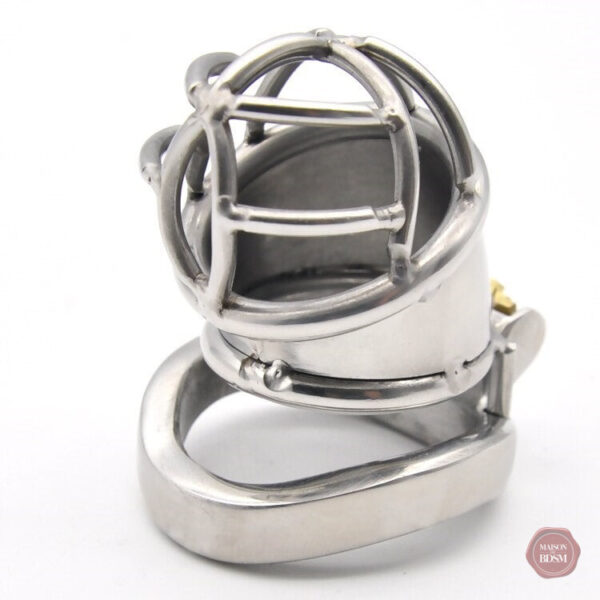Cage de chasteté design compact en métal