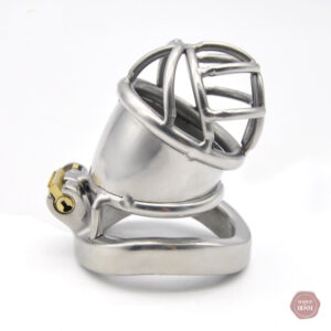 Cage de chasteté pour un contrôle masculin en métal