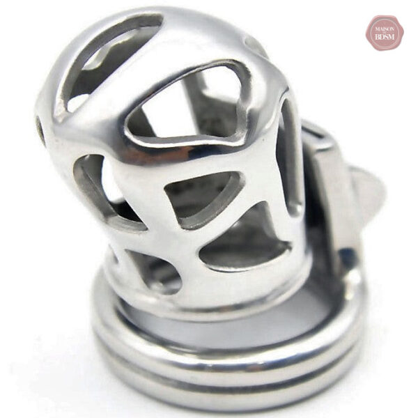 Cage de chasteté robuste en métal pour un contrôle total