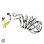 Cage de chasteté en métal pour un contrôle durable