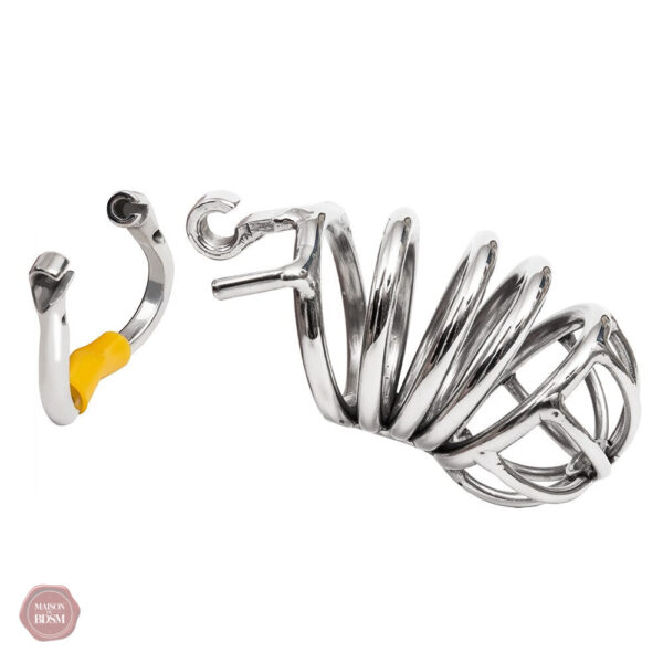 Cage de chasteté en métal pour un contrôle durable