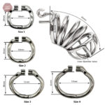 Cage de chasteté pour homme - design sécurisé et élégant