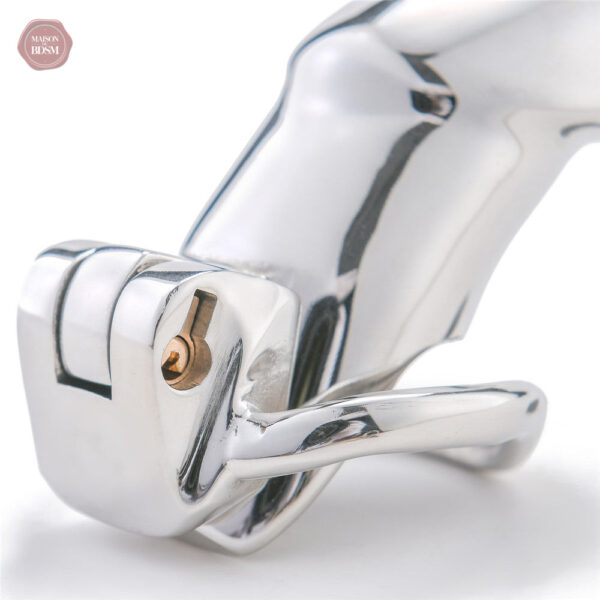 Accessoire de chasteté en métal pour jeux BDSM