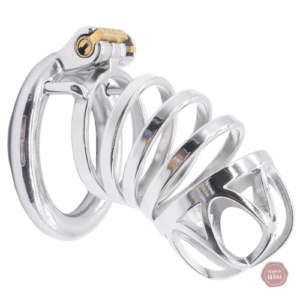 Cage de chasteté en métal Le Cabanon XL