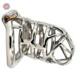 Cage de chasteté en métal pour une sécurité optimale