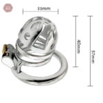 Cage de chasteté en métal pour une expérience unique