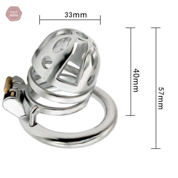 Cage de chasteté en métal pour une expérience unique