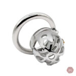 Cage de chasteté métal, design élégant et durable