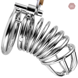 Cage de chasteté en métal Supplice 200