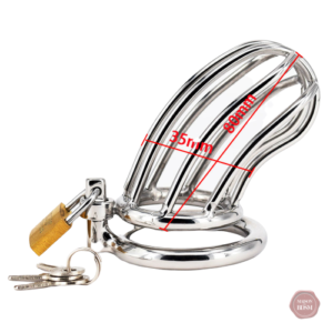 Cage de chasteté en métal, confort et style audacieux
