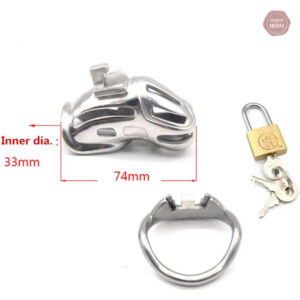 Cage de chasteté en métal pour une expérience unique