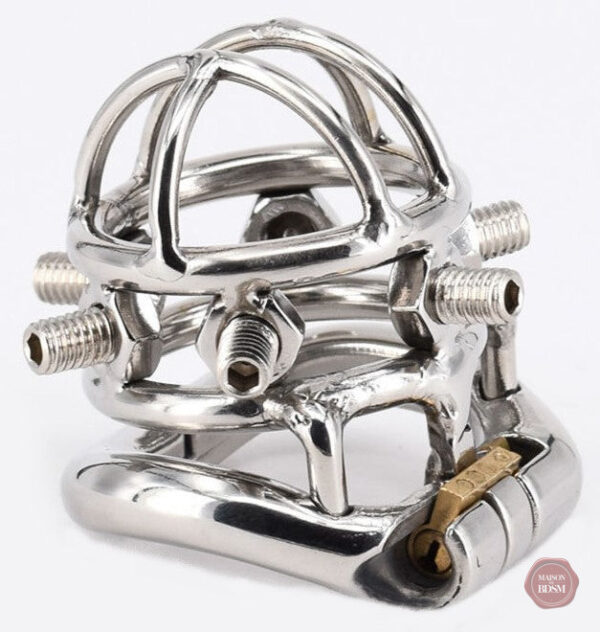 Cage de chasteté avec vis de sécurité