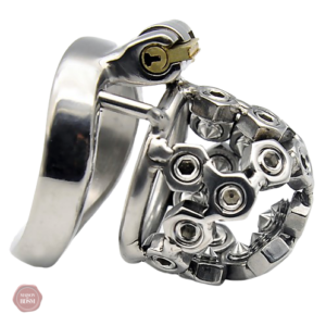 Cage de Chasteté Métal L'écrou pour homme