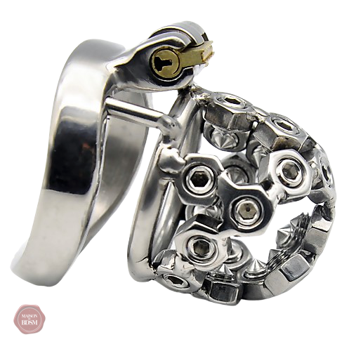 cage-de-chastete-metal-vis-homme-ecrous-1 Cage de Chasteté Métal L'écrou pour homme