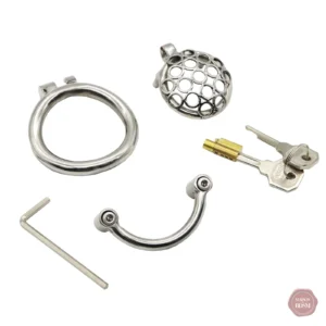 Cage de chasteté Micro, design ergonomique et sécurisé