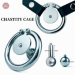 Cage de chasteté négative avec ceinture ajustable