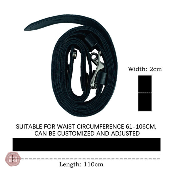 Dispositif de chasteté avec ceinture ajustable