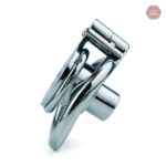 Cage de chasteté avec système à double vis