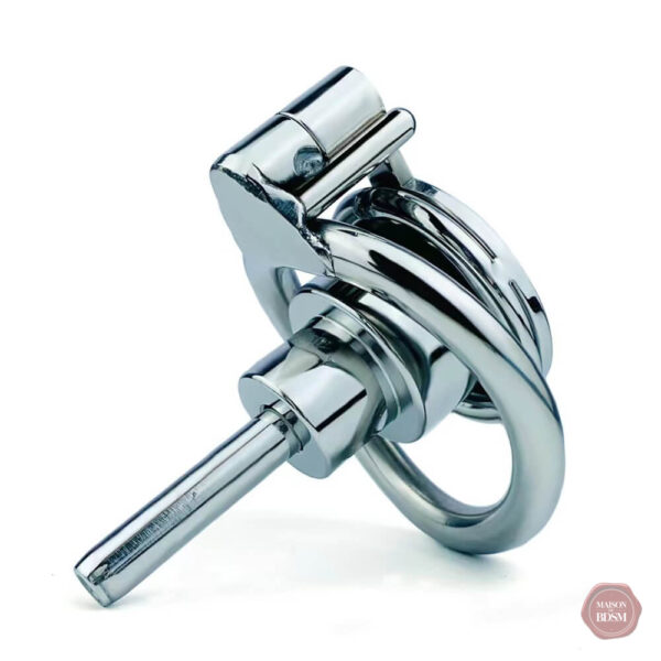 Cage de chasteté avec double vis pour confort optimal