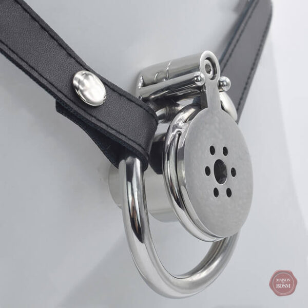 Cage de chasteté avec ceinture pour hommes