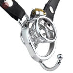 Cage de chasteté en métal, accessoire de jeu