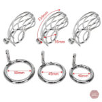 Cage de chasteté design oiseau, confort et sécurité
