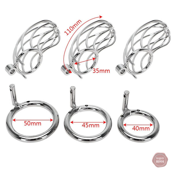 Cage de chasteté design oiseau, confort et sécurité