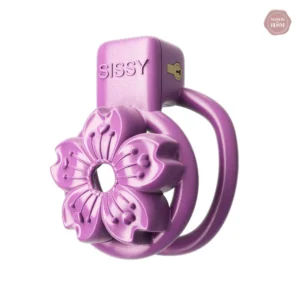 Accessoire de chasteté pétale pour sissy