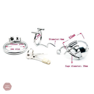 Accessoire de chasteté pour homme, design Prince-Albert