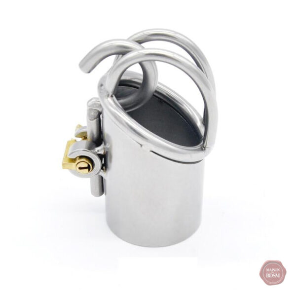 Accessoire de chasteté en métal, type Prince-Albert, élégant