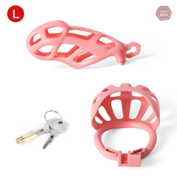 Cage de chasteté Pink Mamba, look séduisant et discret