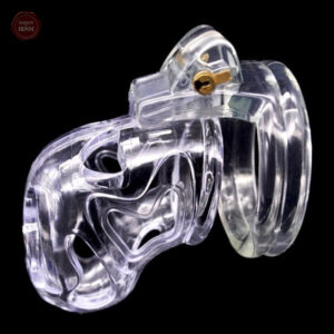 Cage de chasteté en plastique Clear Fire
