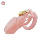 Cage de chasteté rose pour une expérience sécurisée