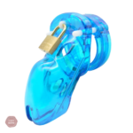 Cage de chasteté en plastique GB 3000 Bleu-ciel