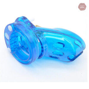 Accessoire de chasteté en plastique, couleur bleu clair