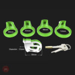 Cage de chasteté en plastique, modèle Green Thunder