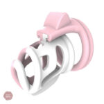 Cage de chasteté en plastique - Le Gouffre Rose