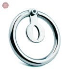 Design élégant de cage de chasteté en blanc