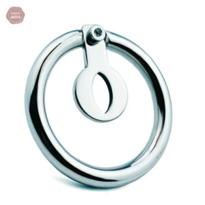Design élégant de cage de chasteté en blanc